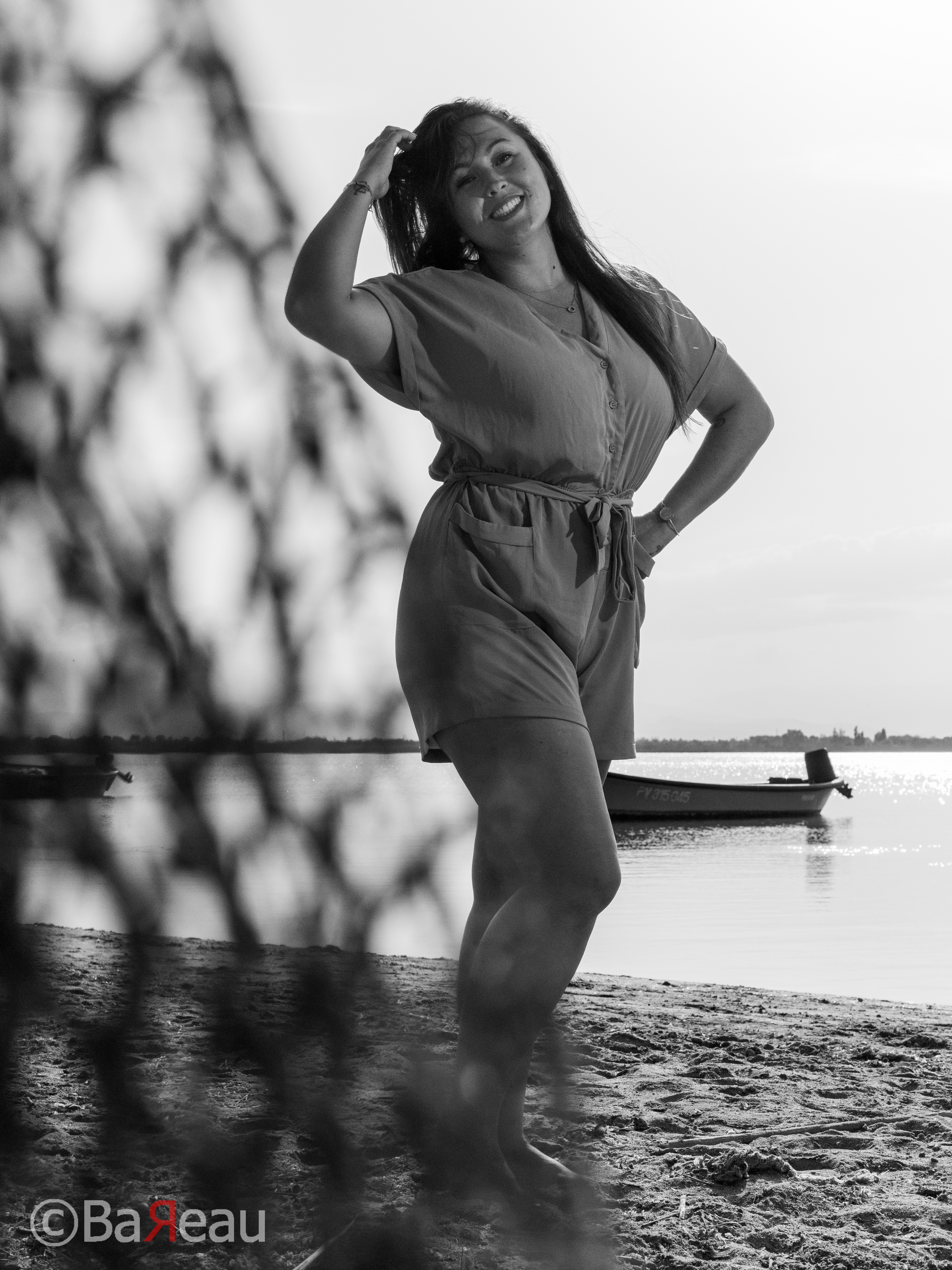 Une femme à la plage